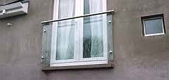 Franch balcony with safety glass